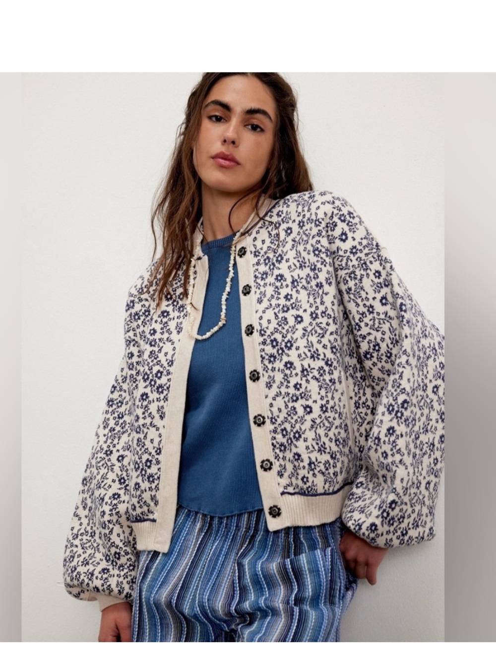 We the free Maine Bomber cardigan - Picture 2 of 6